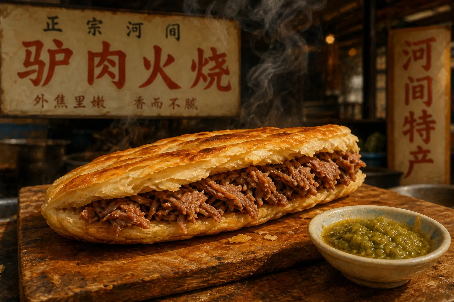 驴肉火烧